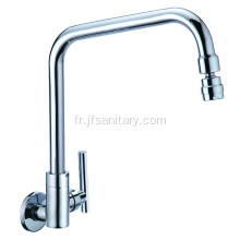 Robinet d&#39;eau simple de cuisine froide bec pivotant